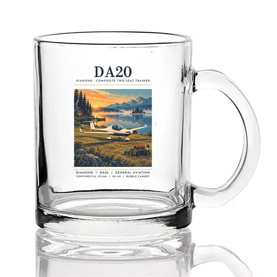 Diamond DA20 - Poster - Coffee & Tea Glass