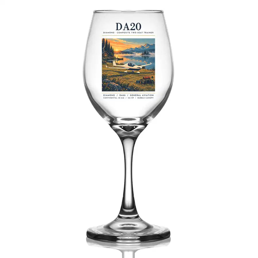 Diamond DA20 - Poster - Wine Glass