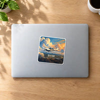 Thumbnail for Diamond DA40 - 3D + Name - Square Sticker - MacBook