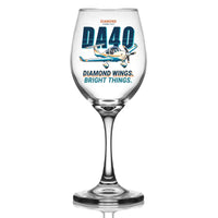 Thumbnail for Diamond DA40 - Cartoon - Wine Glass