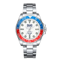 Thumbnail for Diamond DA40 - Classic - White + Name - Premium Diver - Blue and Red