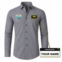 Thumbnail for Diamond DA40 - Long Sleeve Shirt - Original - Gray + NAME
