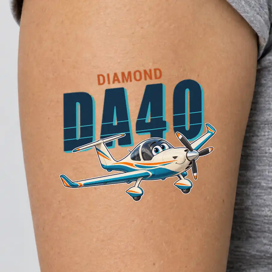 Diamond DA40 - Tattoo - Cartoon