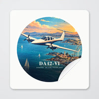 Thumbnail for Diamond DA42-VI - 3D - Circle Sticker - Peel