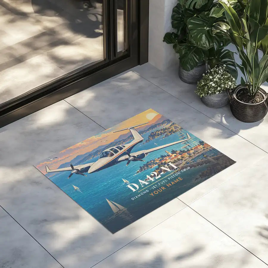Diamond DA42-VI - 3D + Name - Door Mat