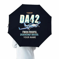Thumbnail for Diamond DA42-VI - Cartoon + Name - Umbrella