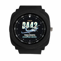 Thumbnail for Diamond DA42-VI - Cartoon - Rubber Strap - Black