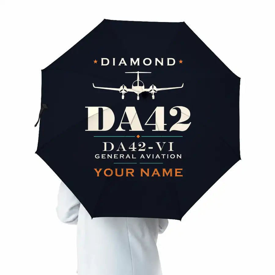 Diamond DA42-VI - Heritage + Name - Umbrella