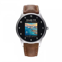 Thumbnail for Diamond DA42-VI - Poster - Leather Strap - Brown Leather Strap