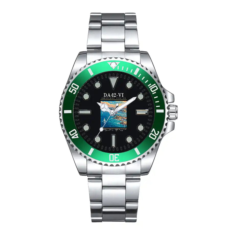 Diamond DA42-VI - Poster - Premium Diver - Green