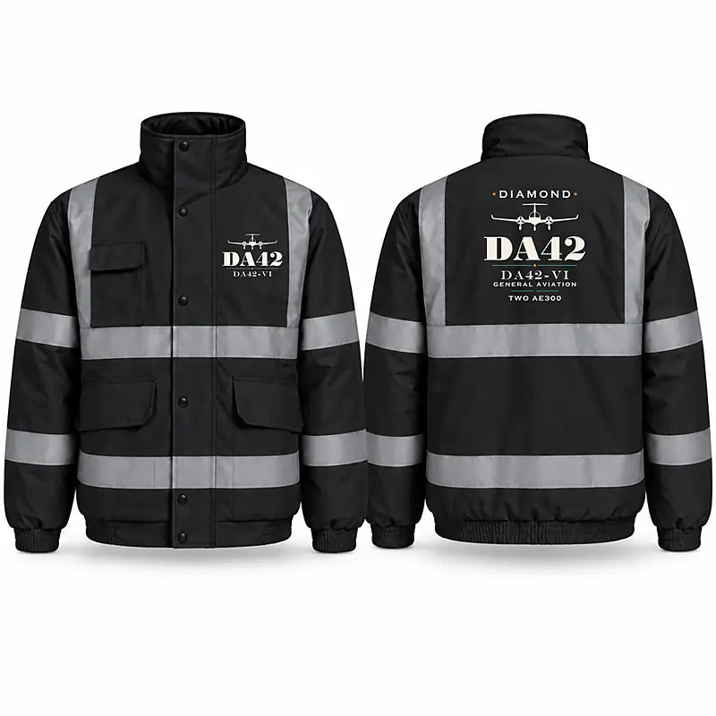 Diamond DA42-VI Reflective Winter Jackets - Heritage - Black