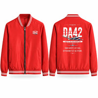 Thumbnail for Diamond DA42-VI Stylish Jackets - Baseball Collar - Original - Red