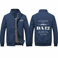 Thumbnail for Diamond DA42-VI Stylish Jackets - Stand Collar - Heritage - Navy Blue