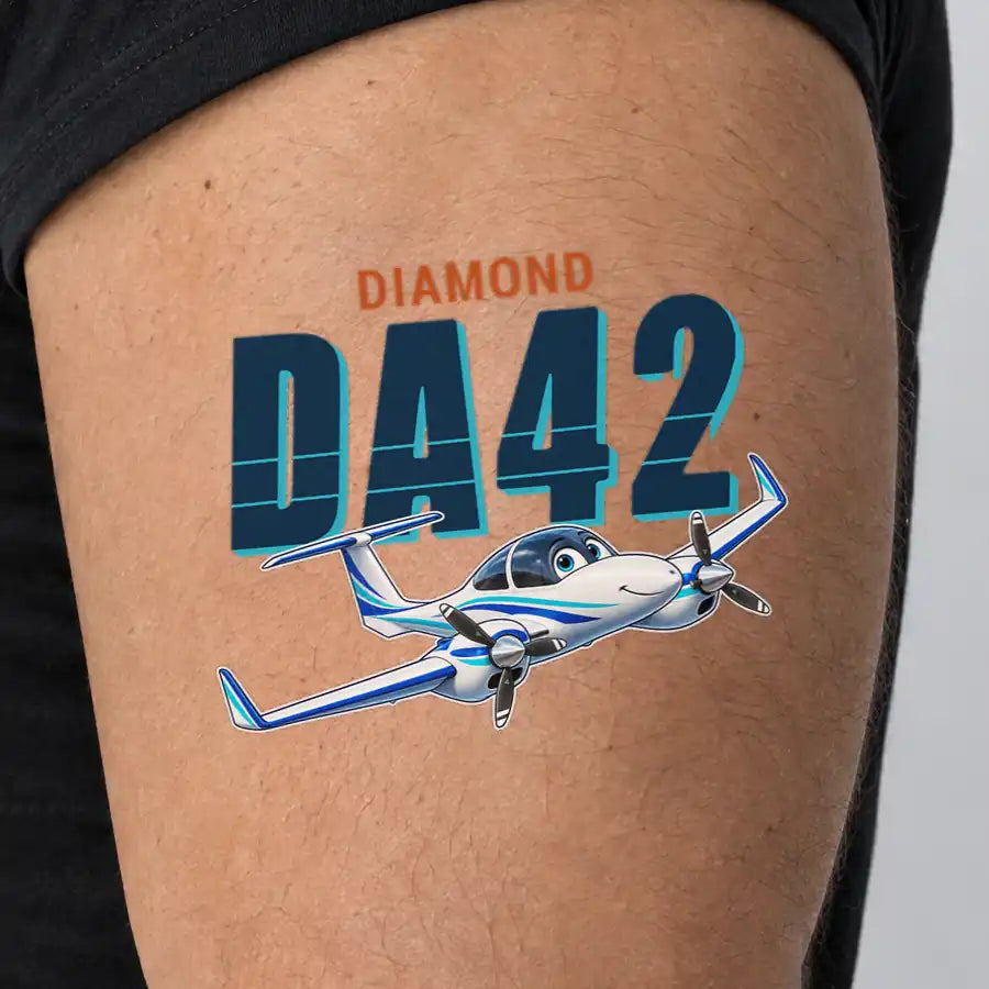 Diamond DA42-VI - Tattoo - Cartoon - Man