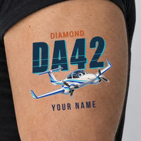 Thumbnail for Diamond DA42-VI - Tattoo - Cartoon + Name - Man