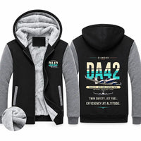 Thumbnail for Diamond DA42-VI Zipped Sweatshirts - Original - Black & Gray