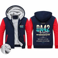 Thumbnail for Diamond DA42-VI Zipped Sweatshirts - Original - Navy & Red