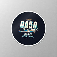 Thumbnail for Diamond DA50 RG - Cartoon - Circle Sticker - Close-up