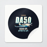 Thumbnail for Diamond DA50 RG - Cartoon - Circle Sticker - Peel