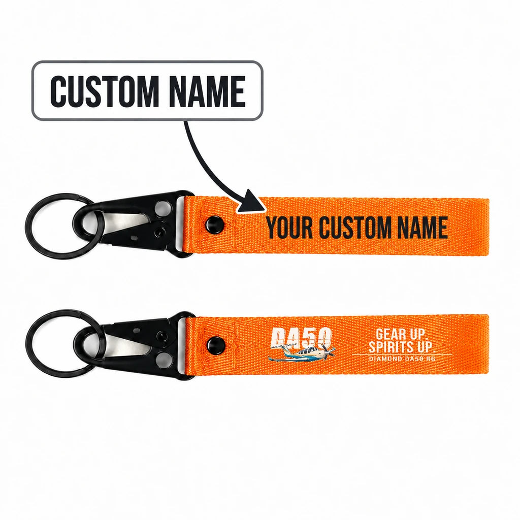 Diamond DA50 RG Hawk-Shaped Key Chains - Orange - Cartoon - Personalized