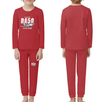 Thumbnail for Diamond DA50 RG - Children Pajamas - Cartoon Chest + Name - Red