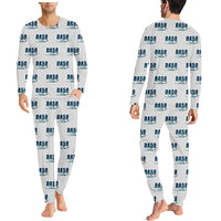 Thumbnail for Diamond DA50 RG - Men Pajamas - Cartoon Pattern - Light Gray