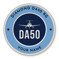 Thumbnail for Diamond DA50 RG Patches - Circle + Name - Sky Navy