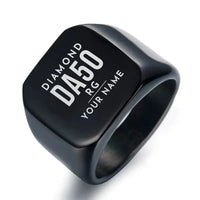 Thumbnail for Diamond DA50 RG - Ring - Tag + Name - Black