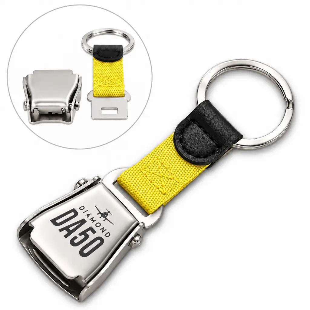 Diamond DA50 RG - Seat Belt Key Chain - Heritage - Yellow