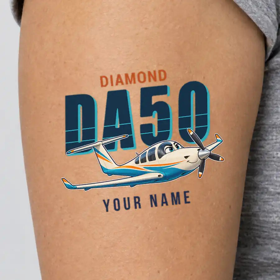 Diamond DA50 RG - Tattoo - Cartoon + Name