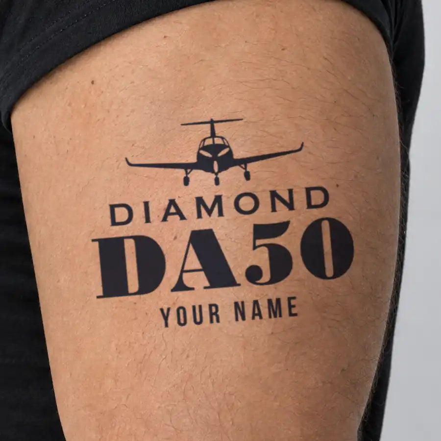 Diamond DA50 RG - Tattoo - Heritage Navy + Name - Man