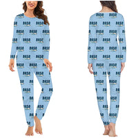 Thumbnail for Diamond DA50 RG - Women Pajamas - Cartoon Pattern - Light Blue