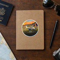 Thumbnail for Diamond DA62 - 3D + Name - Circle Sticker - Notebook
