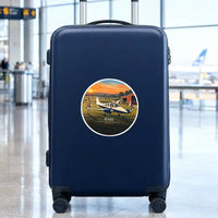 Thumbnail for Diamond DA62 - 3D + Name - Circle Sticker - Suitcase