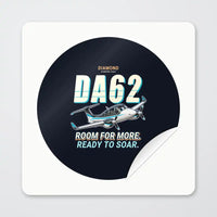 Thumbnail for Diamond DA62 - Cartoon - Circle Sticker - Peel