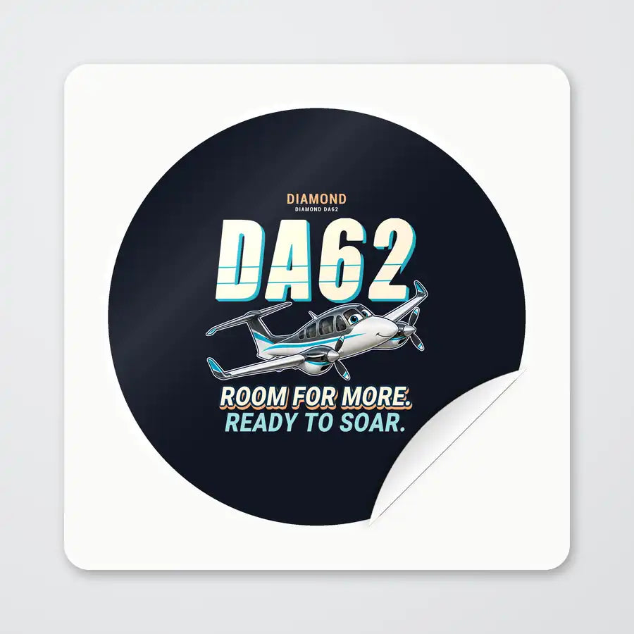 Diamond DA62 - Cartoon - Circle Sticker - Peel
