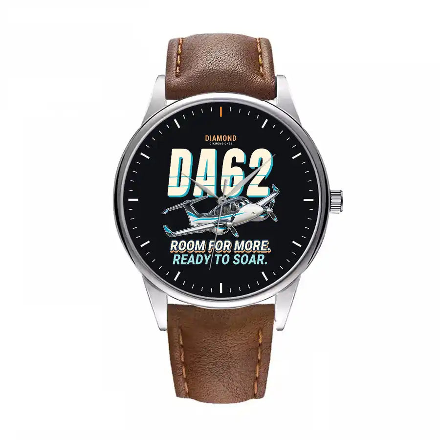 Diamond DA62 - Cartoon - Leather Strap - Brown Leather Strap