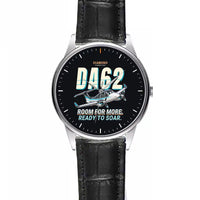 Thumbnail for Diamond DA62 - Cartoon - Leather Strap - Striped Black Leather Strap