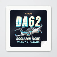 Thumbnail for Diamond DA62 - Cartoon - Square Sticker - Peel