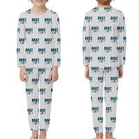 Thumbnail for Diamond DA62 - Children Pajamas - Cartoon Pattern - Light Gray