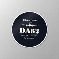 Thumbnail for Diamond DA62 - Heritage - Circle Sticker - Close-up