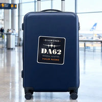 Thumbnail for Diamond DA62 - Heritage + Name - Square Sticker - Suitcase