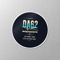 Thumbnail for Diamond DA62 - Original - Circle Sticker - Close-up