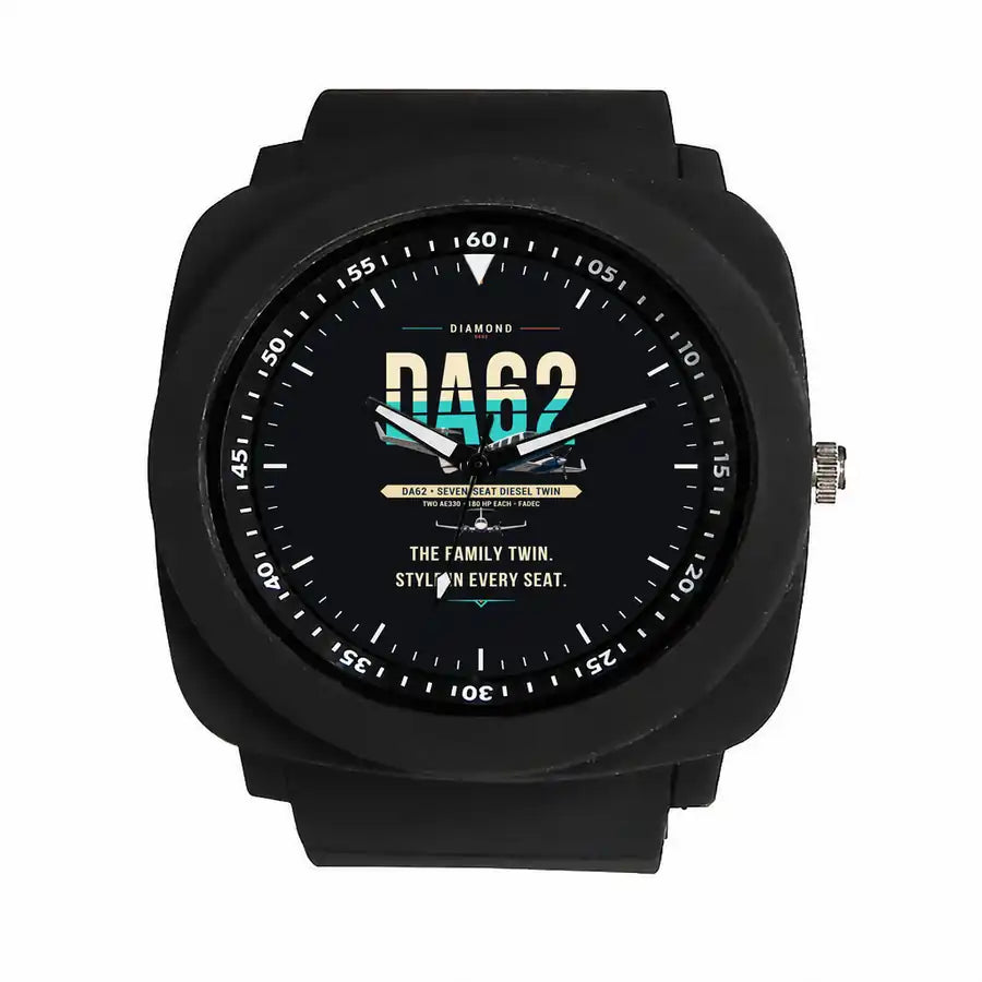 Diamond DA62 - Original - Rubber Strap - Black