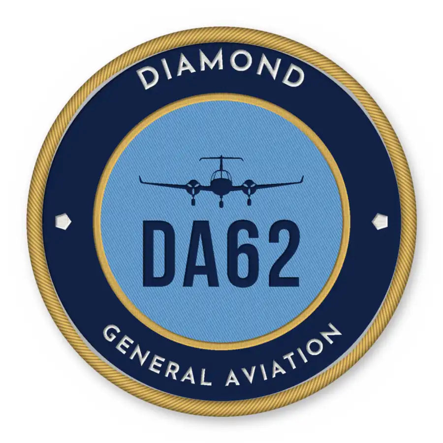 Diamond DA62 Patches - Circle - Navy Sky