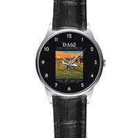 Thumbnail for Diamond DA62 - Poster - Leather Strap - Striped Black Leather Strap