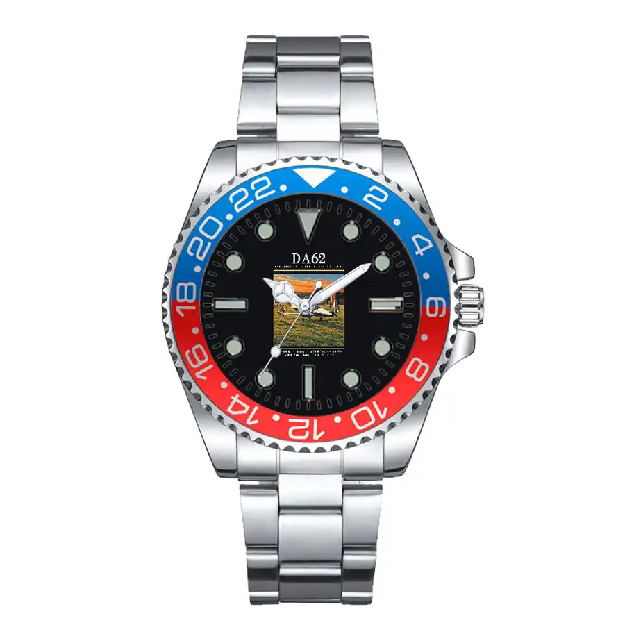 Diamond DA62 - Poster - Premium Diver - Blue and Red