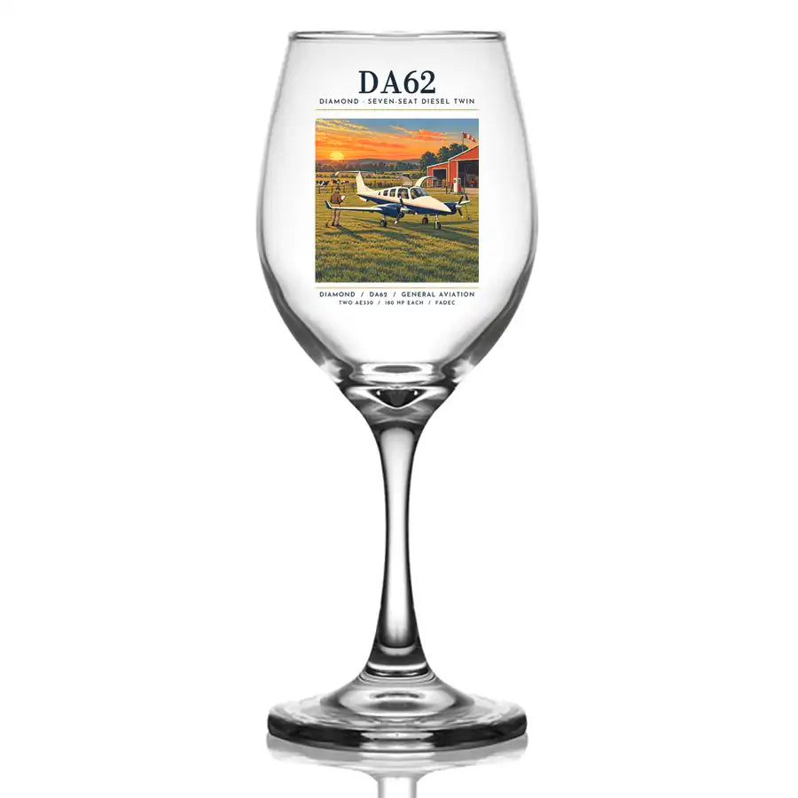 Diamond DA62 - Poster - Wine Glass
