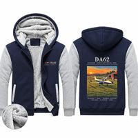 Thumbnail for Diamond DA62 Zipped Sweatshirts - Poster - Navy & Gray
