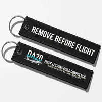Thumbnail for Diamond DA20i Katana Aviator Key Chains - Black - Remove Before Flight